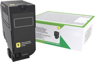 Картридж F+imaging желтый 12000 стр. для Lexmark CS725 (аналог 74C5HYE)