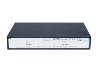 HPE 1420 5G PoE+ (32W) Switch