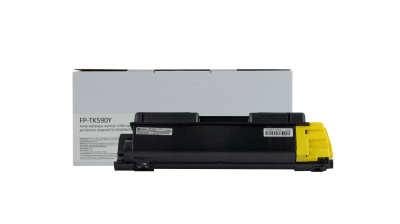 Тонер-картридж Fplus желтый 5000 стр. для Kyocera (аналог TK-590Y /1T02KVANL0)