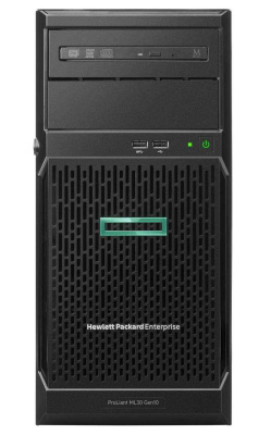 HPE ProLiant ML30 Gen10 E-2224 1P 16GB-U S100i 8SFF 1x500W RPS Server
