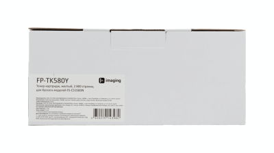 Тонер-картридж Fplus желтый 2800 стр. для Kyocera (аналог TK-580Y /1T02KTANL0)