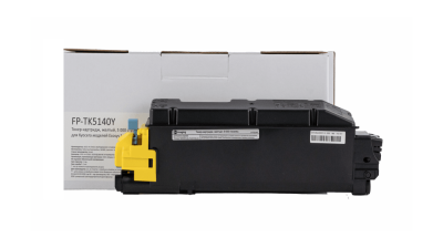 Тонер-картридж Fplus желтый 5000 стр. для Kyocera (аналог TK-5140Y /1T02NRANL0)