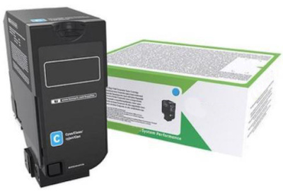 Картридж F+imaging голубой 12000 стр. для Lexmark CS725 (аналог 74C5HCE)