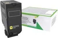 Картридж F+imaging желтый 12000 стр. для Lexmark CS725 (аналог 74C5HYE)